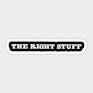 The Right Stuff (1983) Film Logo Sticker